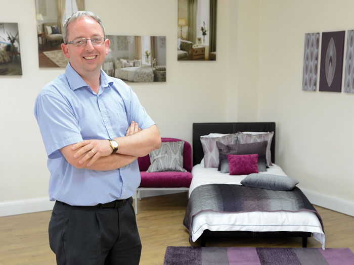 Managing Director, Jon, in our new 3,000 sq ft Bristol Factory and Showroom