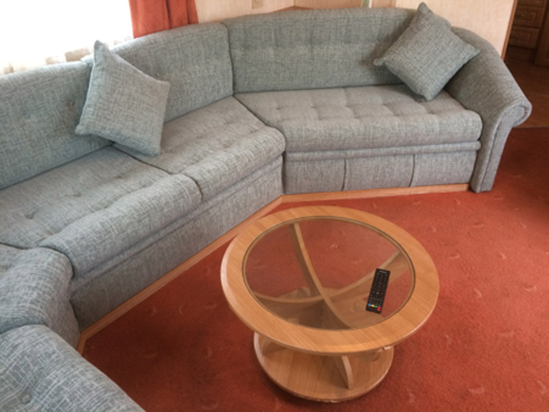 Static caravan upholstery for any sized or shaped furniture